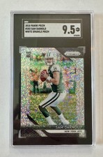 Sam Darnold 2018 Panini Prizm White Sparkle SP Rookie Card RC #203 SGC 9.5 RARE. rookie card picture