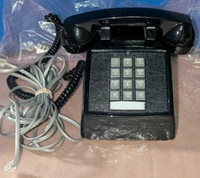 Classic Cortelco 250000-VBA-20M Touch Tone Desk Phone Volume Control Black