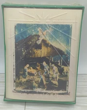 Plus Mark American Greetings Christmas Nativity Cards USA Made