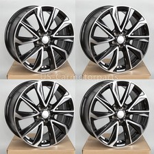 Set Of 4 New 17x7.5inch Black Wheel Rim Replacement For Toyota Corolla 2020-2024 Set Of 4 New 17x7.5inch Black Wheel Rim Replacement For Toyota Corolla 2020-2024