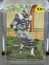 Mel Renfro Goal Line Autograph Blue Ink &ldquo;HOF 96&rdquo; JSA CG22754