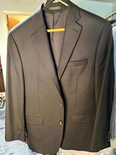 Lauren Ralph Lauren 100 Dark Grey Wool Suit Jacket SZ 41R