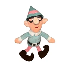 VTG CVS Stuffins ‘Tall Elf’ Rudolph Island of Misfit Toys  10” 1999 Beaded Plush