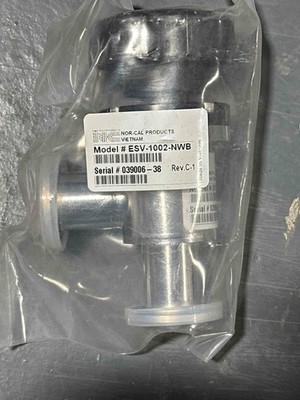 Norcal ESV-1002-NWB, KF25, NW25 Manual Vacuum Angle Valve, 316SS