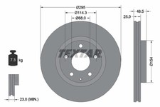 2x Bremsscheibe PRO TEXTAR 92326203 für MAZDA CX 30 DM DT ED BP SKYACTIV BP5H