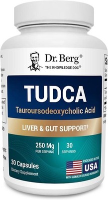 Dr. Berg TUDCA Supplements 30 Cap Powerful Formula Liver and Gallbladder Health-