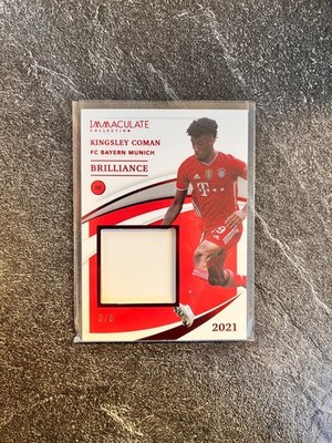 panini immaculate 2021 brilliance kingsley coman patch /8