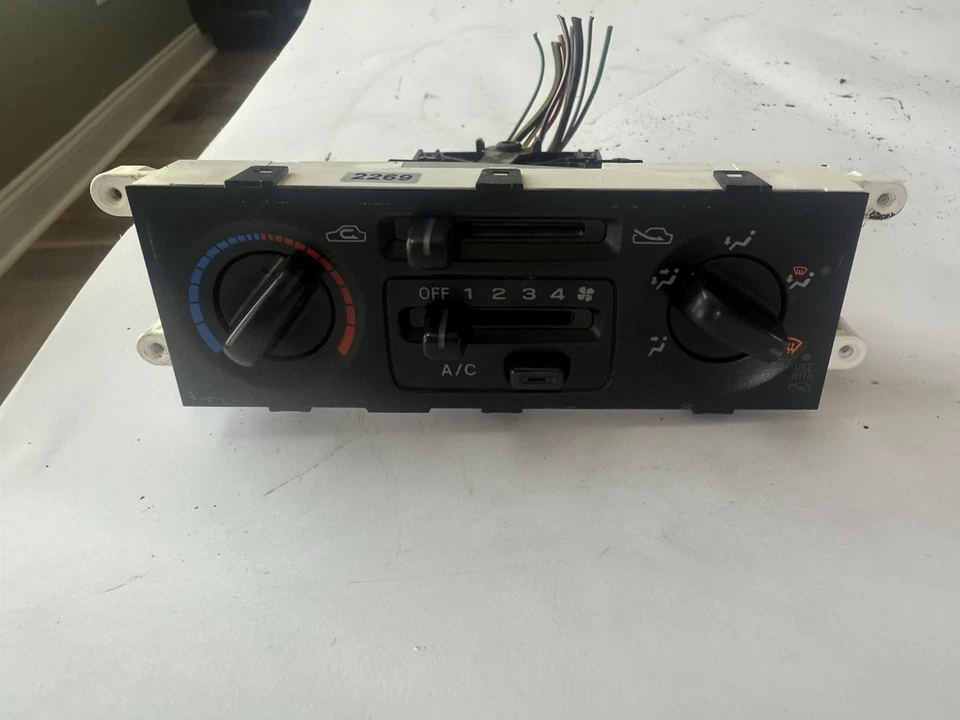 2001 斯巴鲁森林人气候控制面板加热器空调控制开关原始设备制造商 — 第 2/4 张图片