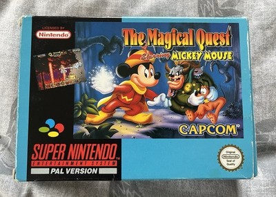 The Magical Quest Mickey Mouse, Nintendo Snes, Boxed