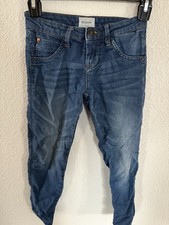 Hudson Girls Skinny Blue Jeans Size 7 Denim Cotton Blend Zip Button Closure