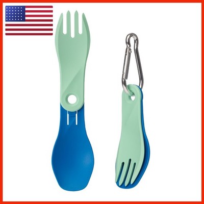 Humangear GoBites Bio Spin - Compact Folding Spork Travel, Camping & Everyday