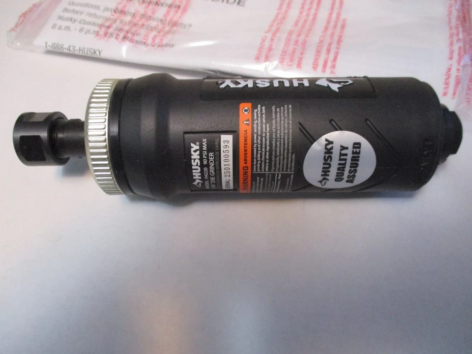 Molinillo de troquel recto Husky 1/4" pulgadas 90 psi 1003 097 320 modelo H4220 nuevo Foto 2 de 4
