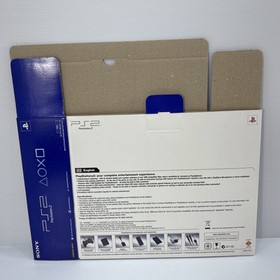 🔥UNFOLDED🔥SONY PLAYSTATION 2 PS2 SLIM GEN 2 PAL UNFOLDED BOX