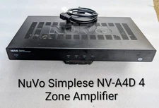 NuVo Simplese NV-A4D 4 Zone Amplifier Audio Distribution System.