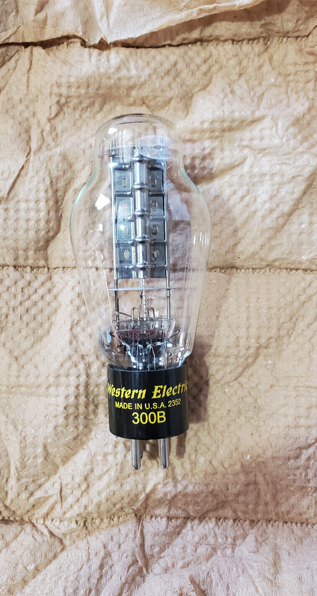 U.S. Manufactured Western Electric 300B triode. New in Box U.S. Manufactured Western Electric 300B triode. New in Box