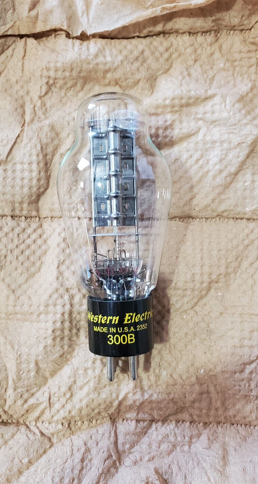 EE. UU. Triodo Western Electric 300B fabricado. Nuevo en caja y nunca usado Foto 2 de 4