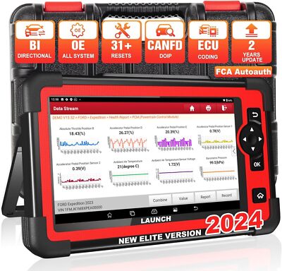 2024 LAUNCH CRP919E Bidirectional Scanner Full System Diagnostic ECU Coding Tool