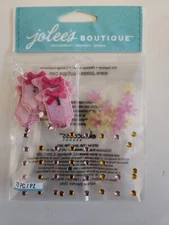 Jolees Boutique Baby Girl Confetti and Gems scrapbooking stickers