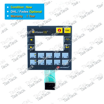 Membrane Keypad Keyboard Switch for UNITRONICS Vision120 Vision 120 V120-22-UN2#