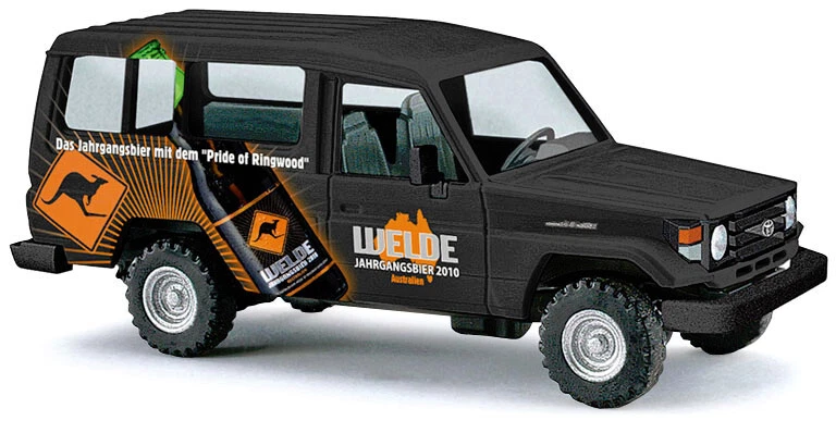 Busch 43513 Toyota Land Cruiser Welte Bière De Collection HO 1:87 NEU - Photo 1/1