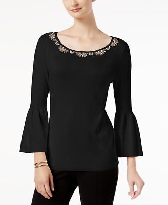Charter Club Embellished Sweater Deep 