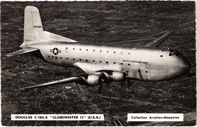 PC AVIATION AIRCARFT DOUGLAS C-124-A GLOBEMASTER U.S.A REAL PHOTO (a42100)