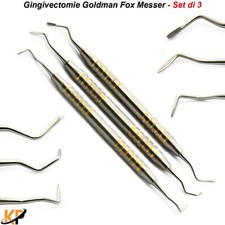 Gingivektomie-Messer Goldman Fox Parodontologie Zahnfleischchirurgie Zahnarzt CE