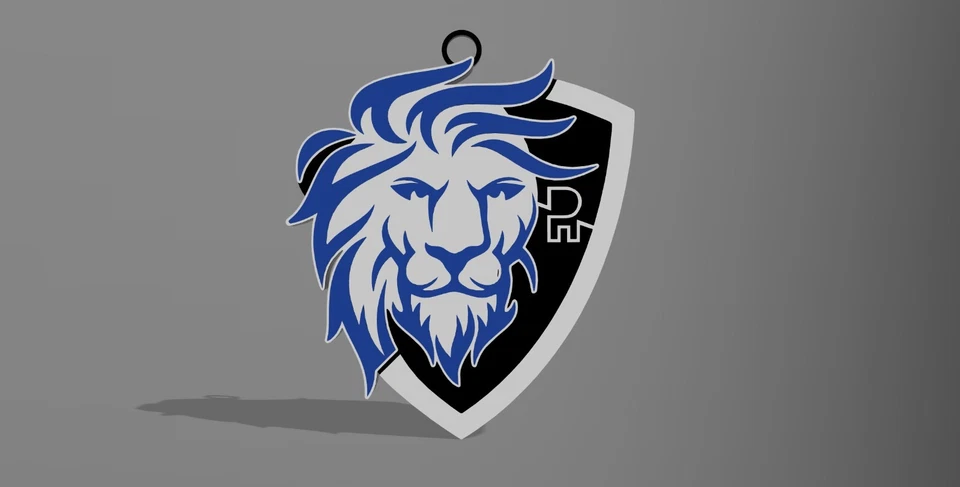 Oversized bling Logo necklace - Image 2 of 4