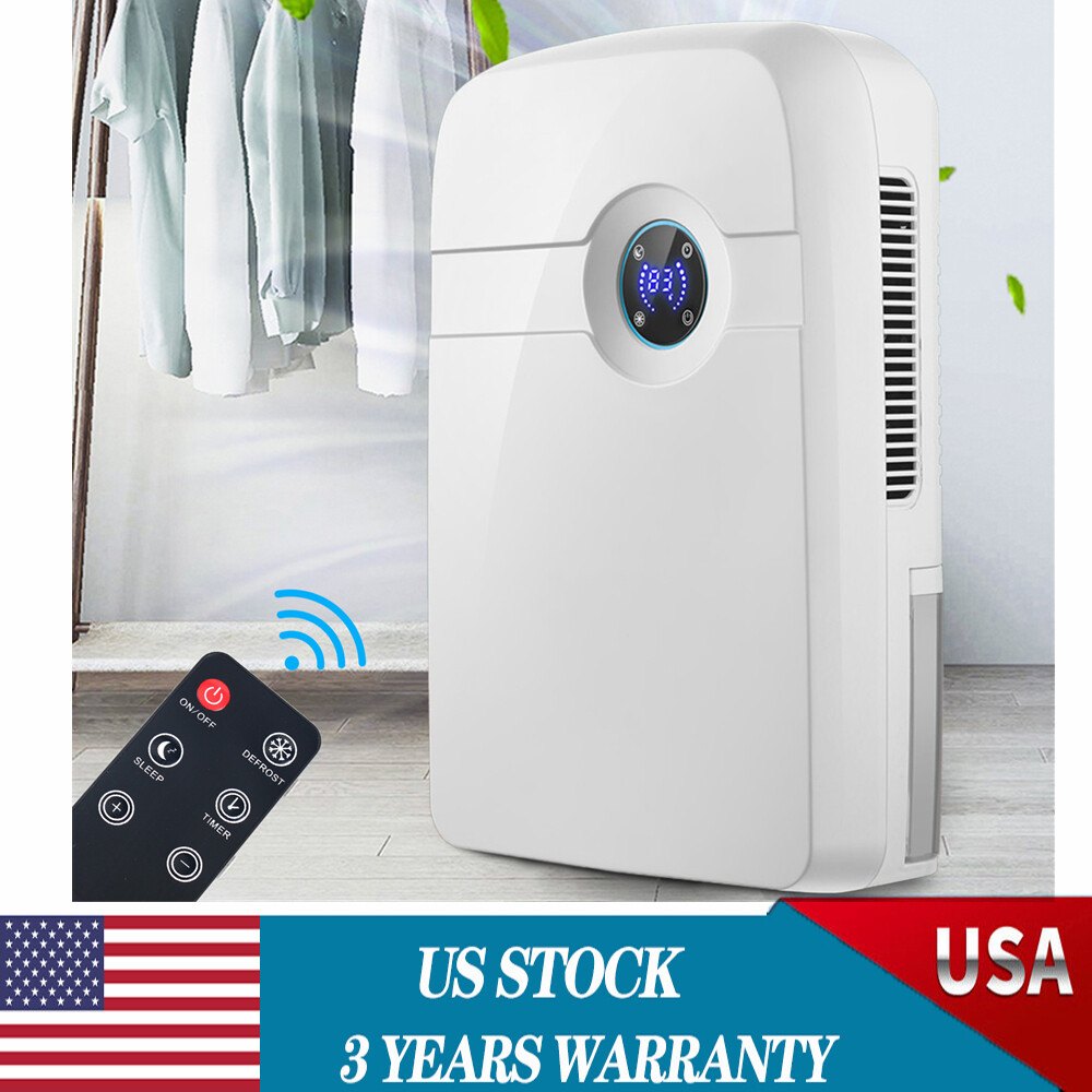 Dehumidifier Large Home 2.5L Air Dryer Damp Moisture Bedroom Remote Control 42W!-image