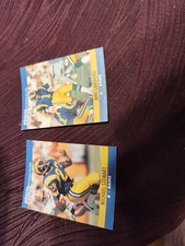 1990 Pro Set Michael Stewart Los Angeles Rams #553 And Mike Lansford 552#