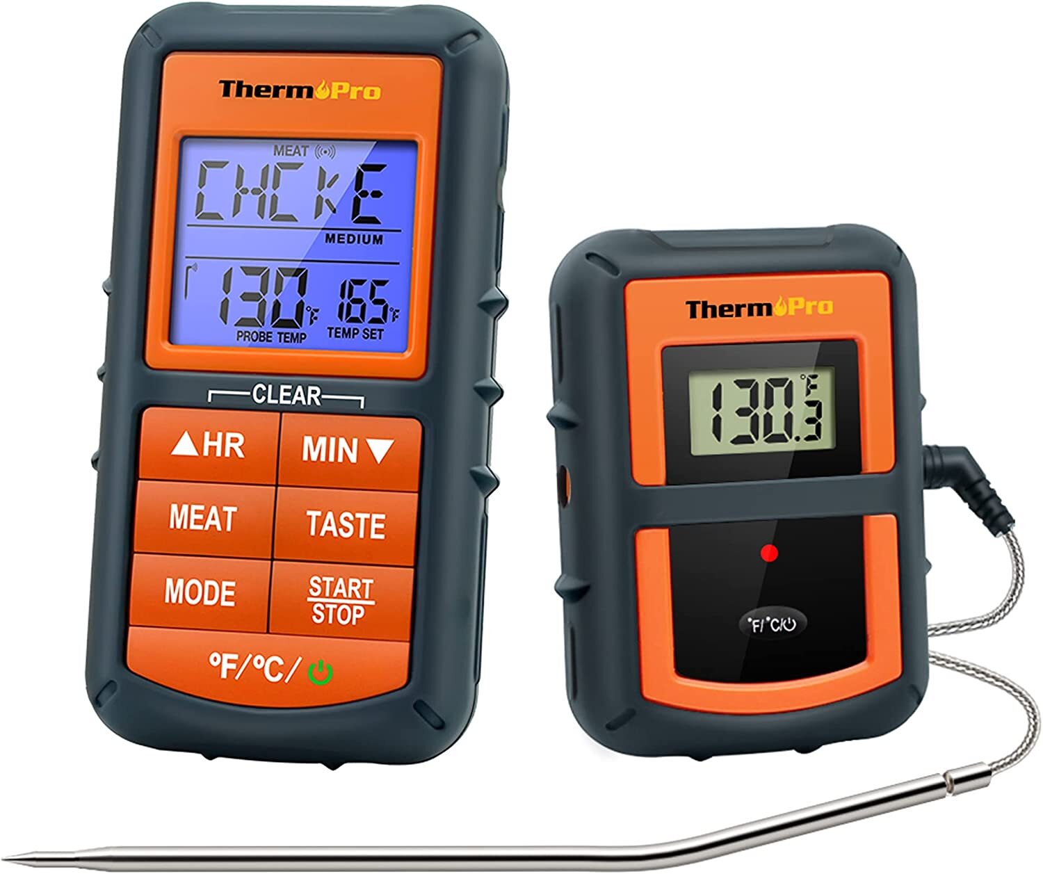 ThermoPro Digitales Thermometer Infrared, Grill, Fleisch, Küchenthermometer