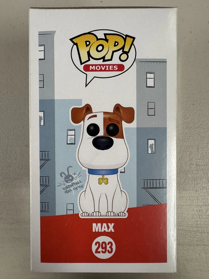 Max (Flocked) 293 ~ The Secret Life of Pets ~ Vinilo Funko Pop + PROTECTOR GRATIS Foto 4 de 4