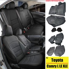 All Inclusive Custom 5-seat Covers For Toyota Camry L Le Xle 2012-2017 Black