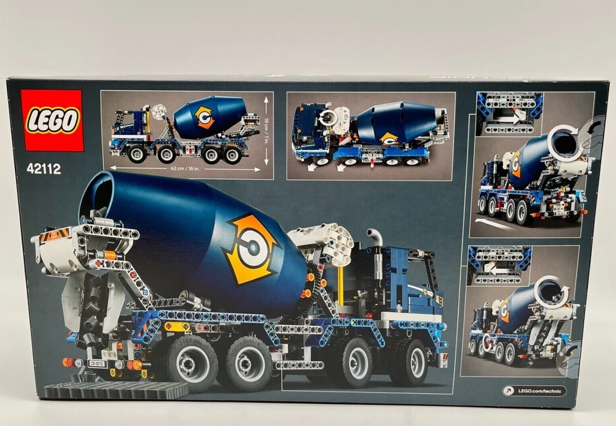 Lego Technic: Concrete Mixer Truck (42112) Building Kit 1163 Pcs Retired Set