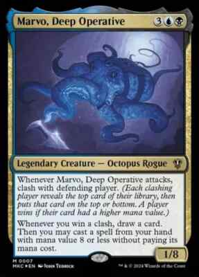 Marvo, Deep Operative - 7 - NM Foil - Commander: Murders at Karlov Manor - MTG