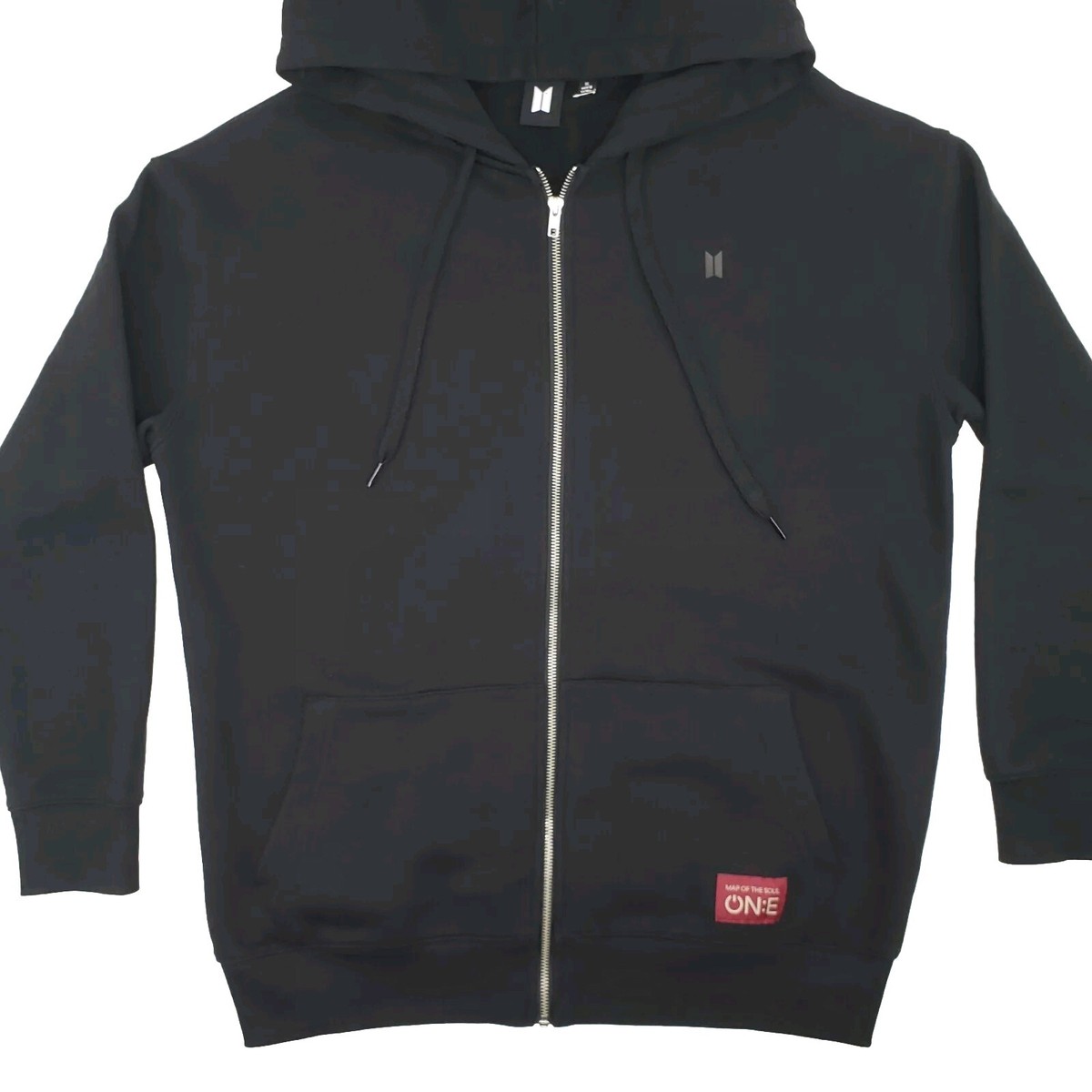 【BTS】micdrop hoodie Lサイズ BTS MIC DROP Zip-up Hoodie K-pop Logo Green Embroidered Boa
