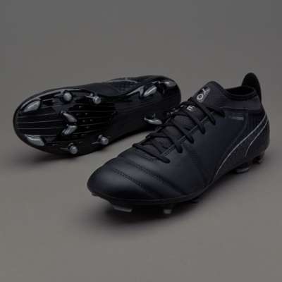 NEW Men Puma One 17.2 FG Soccer Football Cleats Black MRSP | eBay