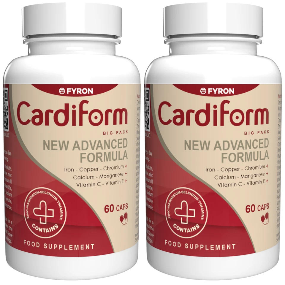 Cardiform - 120 Kapseln (2 x 60 Kapseln) - 2er Pack