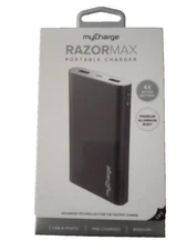 myCharge Razor Max Power Bank 8000 mAh - Gray My Charge Razormax