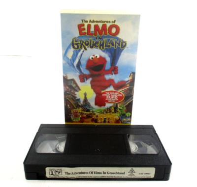 Elmo in Grouchland VHS Movie G PAL R4 2000 Columbia Tristar Tested