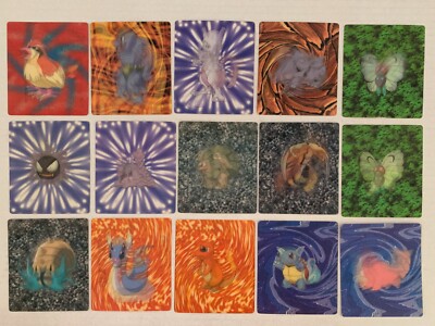 POKEMON KELLOGG'S 2000 GROSSFORMAT KARTEN SET 15