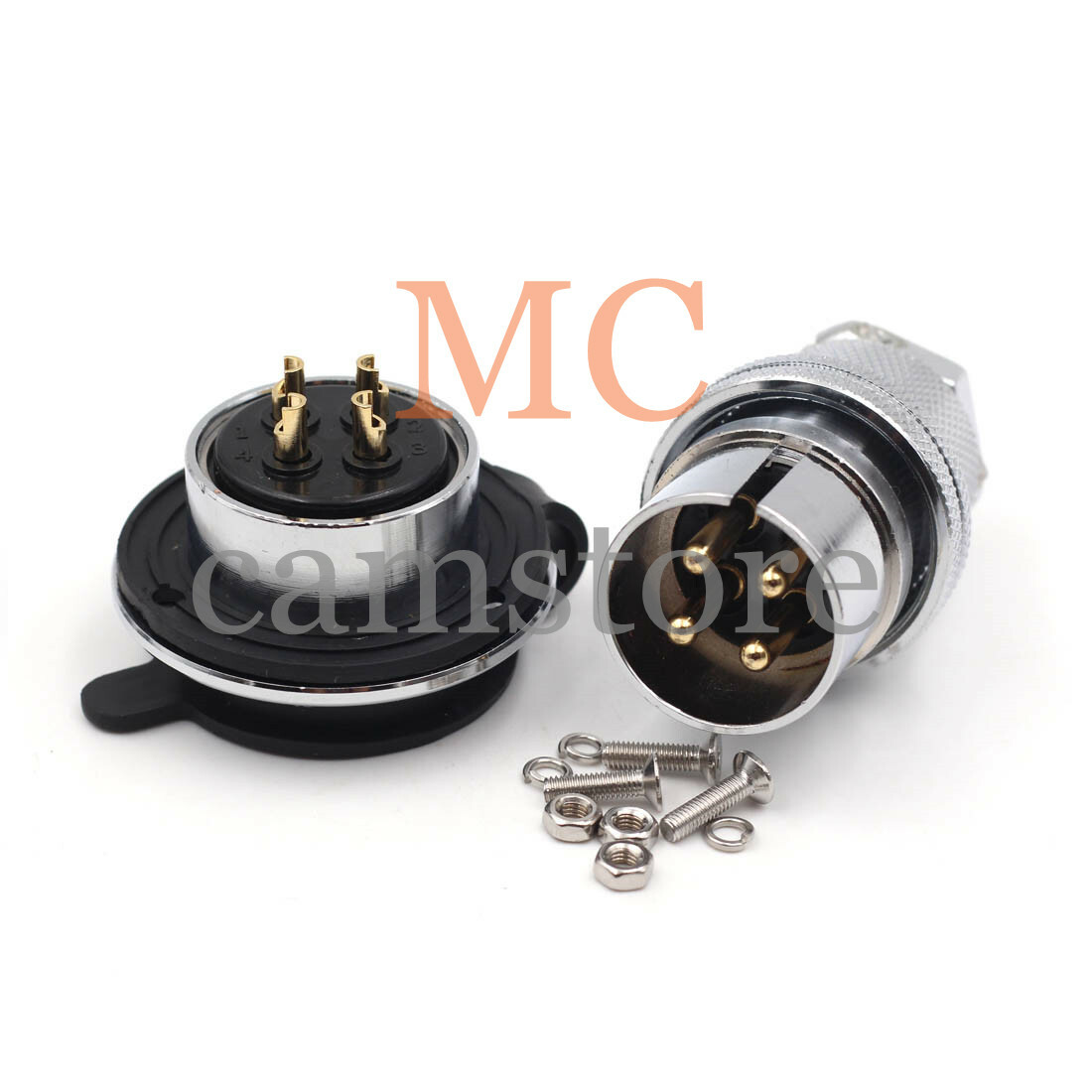 ユナイテッド航空　ピン　A005 4 5 6 7 8 Pin Aviation Connector, GX30 Aviation Bulkhead
