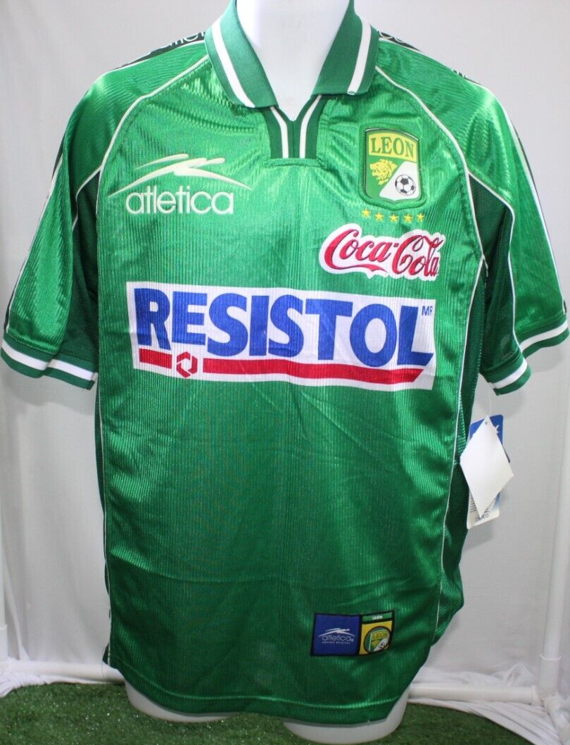 Leon FC Jersey 100% Authentic Atletica Size Small 1999-2000 T | eBay