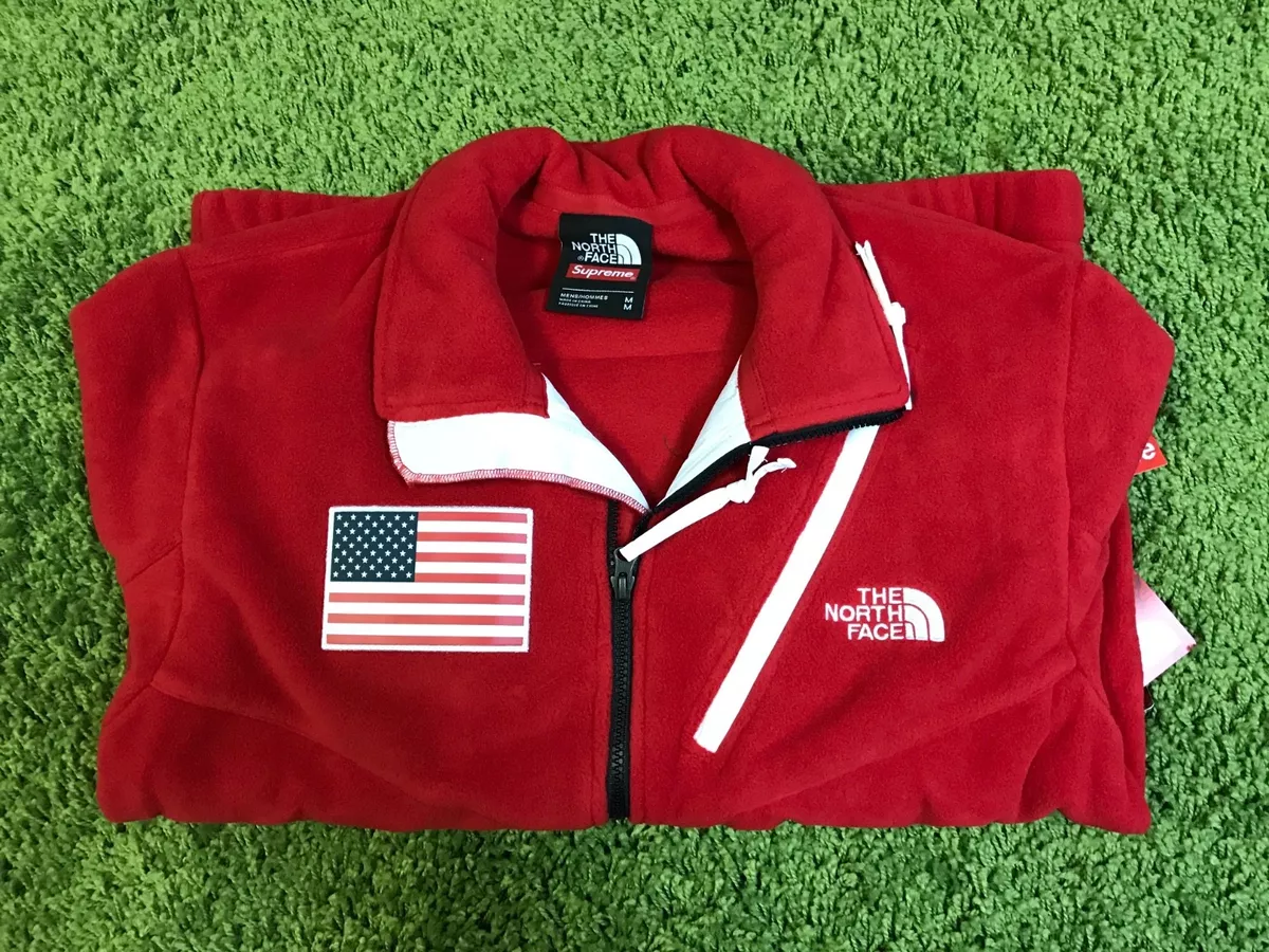 Supreme S S 2017 The North Face Polartec Fleece Jacket Red Box