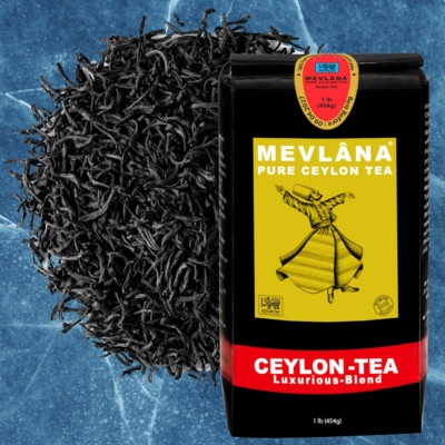 Mevlana Ceylon Tea, Loose Leaf, 1 Lbs - Best Ceylon Black Tea Leaves from Sri La