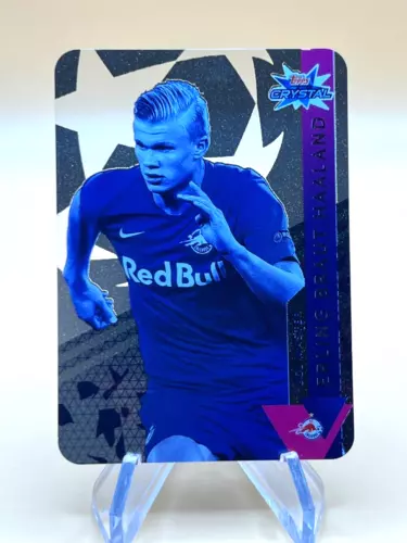 2019-20 Topps Crystal UCL Máster Erling Braut Haaland #113 Rookie RC