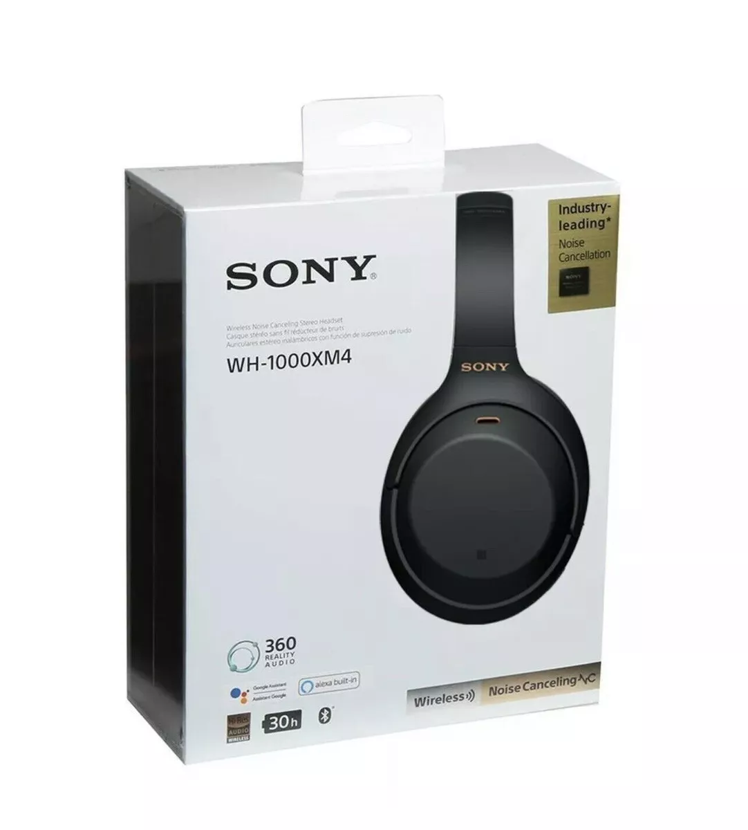 SONY WH-1000XM4 Wireless Bluetooth Noise Canceling Over-Ear Headphones