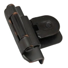 PAIR AMEROCK Bronze 8700-ORB 3/8" Inset Double Demountable Cabinet Steel Hinge 