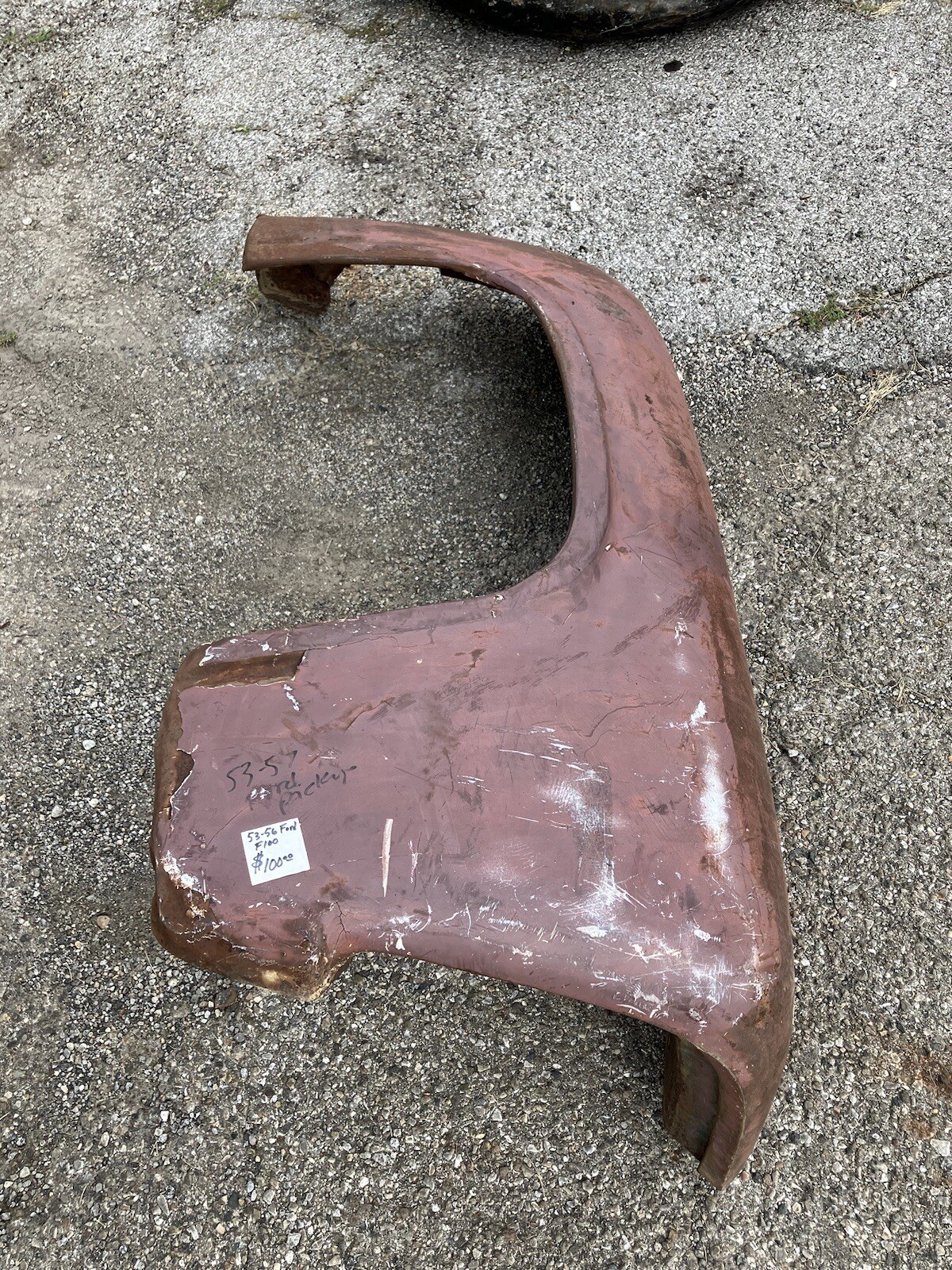 1953 1956 F100 Truck Fender From A Collection Of Early Ford And Model