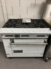 American Range AR-5 - Heavy Duty Restaurant Range, 36 in. (5) 32K BTU burners